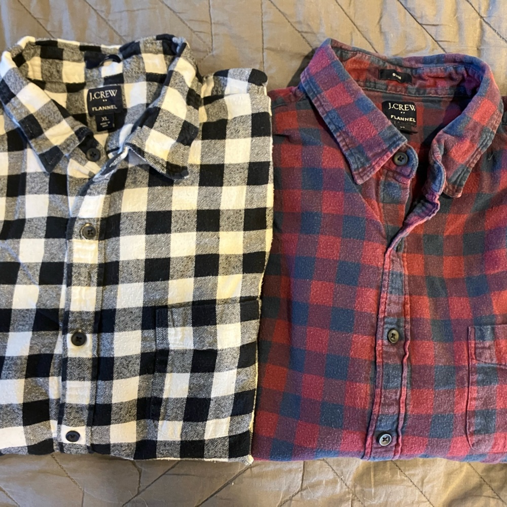 J.Crew Men’s Slim Flannel XL Bundle